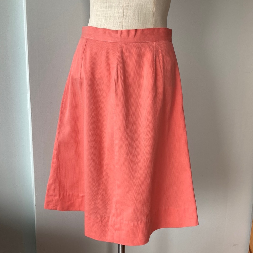 Vintage corduroy pink a-line skirt